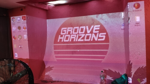 Groove Horizons show visuals