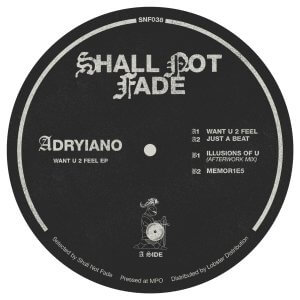 Want U 2 Feel EP by Adryiano (12" Vinyl) 2